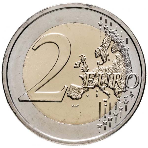 Italy 2 Euro 2024 Guard of Finance coin reverse